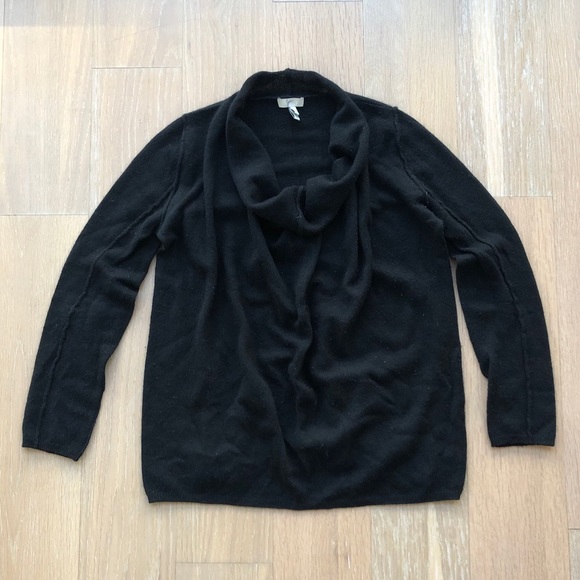 Joie Black Cowl Neck Cashmere Sweater - Picture 1 of 10
